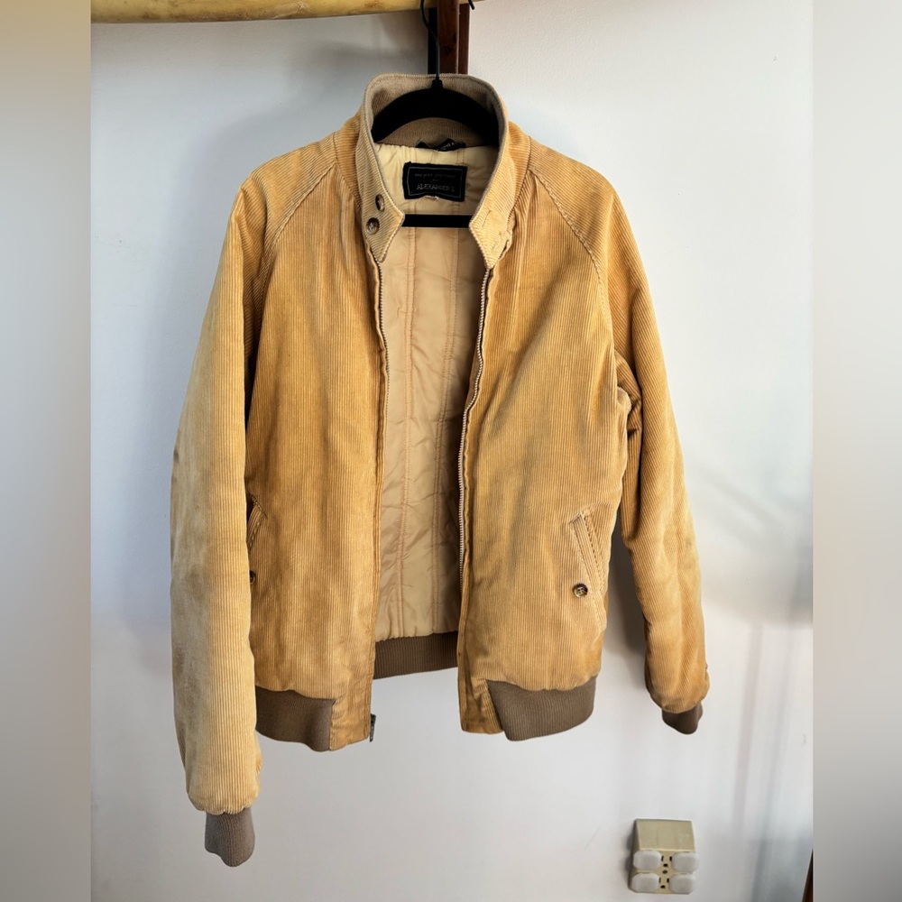 Vintage corduroy bomber jacket